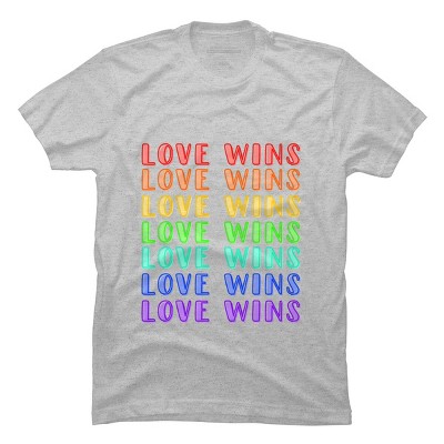 Adult Design By Humans Humans Love Wins Pride Repeat By CNTT668 T-Shirt