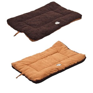 Pet Life Eco-Paw Reversible Polyfill Fashion Pet Dog Bed Mat Lounge - 1 of 4