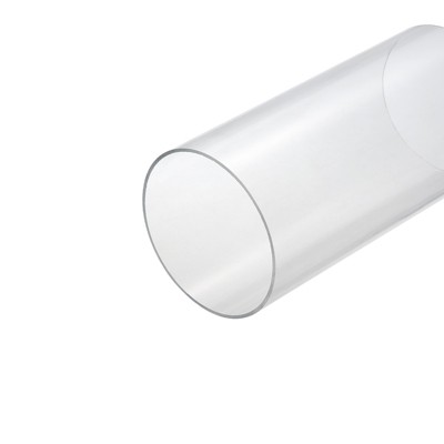 Unique Bargains Lamp and Lantern Water Cooling System Acrylic Rigid Round Pipe Clear 10"