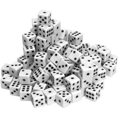 WE Games Square Cornered Dice - 100 Pack