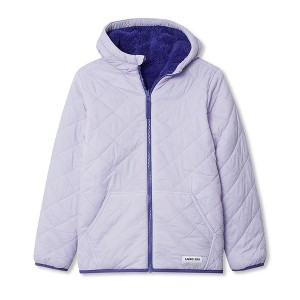Lands' End Kids Reversible Water Resistant High Pile Insulated Jacket - 1 of 4