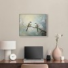 Art Remedy Two birds and a blossom branch II Rustic Chic Farmhouse Wall Art Framed - 2 of 4