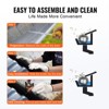 VEVOR Gutter Brush, 60 Feet Total Length 5.25 inch Diameter Gutter Cleaning Tools, Ground-Level Gutter Brush Leaf Guard for 5 Inch Gutters, Black - 4 of 4