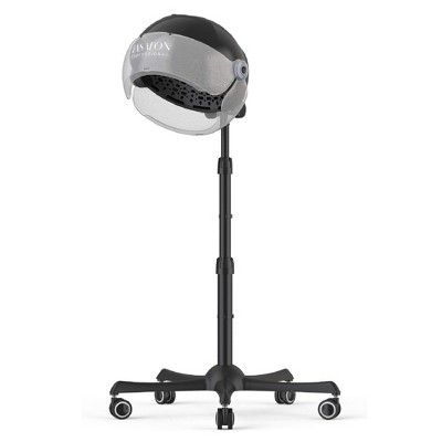 TASALON Ionic Hooded Hair Dryer, 1875W Adjustable Height Standing Bonnet Dryer for Home and Salon - Transparent