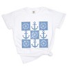 Simply Sage Market Anchor Wheel Grid Garment Dyed Tee - 2 of 4