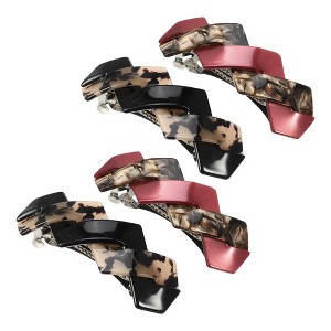 Unique Bargains Women's Hair Barrettes 4 Pcs - 1 of 4