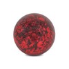 HomeRoots 6" Red Paper Hand Painted Orb Tabletop Sculpture - 4 of 4