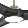 68" Minka Aire Modern Indoor Ceiling Fan with LED Light Remote Control Coal Brushed Nickel for Living Room Kitchen Bedroom Family - 3 of 4
