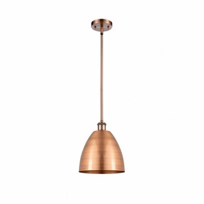 Metal Bristol - 1 Light Pendant In Industrial Style-10.88 Inches Tall and 9 Inches Wide