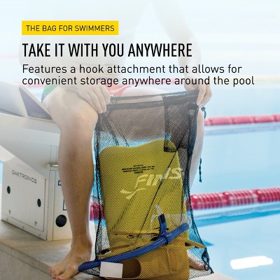 Finis Mesh Gear Bag - Mesh Swim Bag for Swim Gear and Accessories, Navy — фото 5