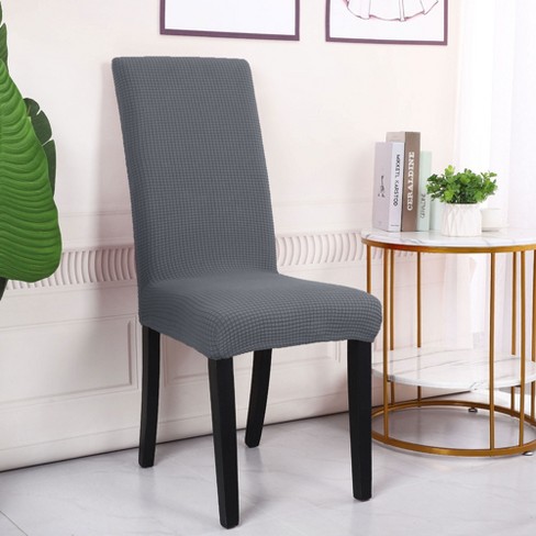 Gray dining chair online seat covers