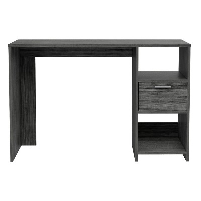 NicBex 43.3 Inch Computer Home Office Desk with 1 Drawer and 2 Open Shelves for Bedroom,Study Room,Office