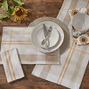 Split P Sunflower Plaid Napkin Set of 4 - 2 of 3