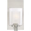 Quoizel Lighting Kolt 1 - Light Vanity in  Brushed Nickel - 4 of 4