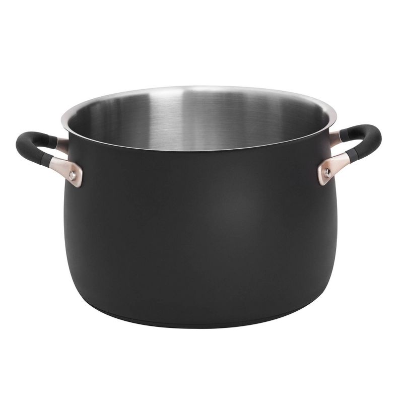 Meyer Accent Series 8qt Stainless Steel Induction Stockpot Matte Black, 1 of 7