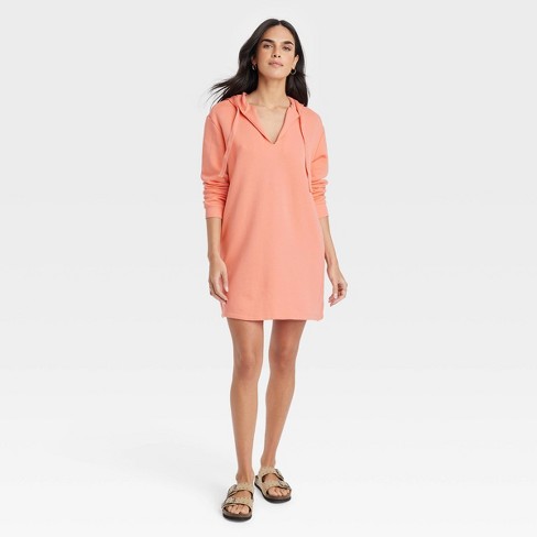 Women's Long Sleeve Mini Fleece Tunic Dress - Universal Thread™ : Target