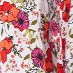 white multi floral