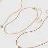 Girls' Multi Hearts Initial Necklace Set - art class™ - 3 of 3