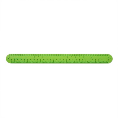 Photo 1 of 12 Slap Bracelet Ruler Green - up  up