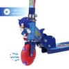 Sonic The Hedgehog 2 Wheel Kick Scooter with Light Up Wheels – Foldable, Non-Slip Deck, Comfortable & Smooth Ride - 3 of 4