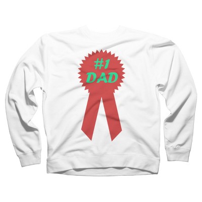 Adult Design By Humans #1 DAD Ribbon By  Sweatshirt