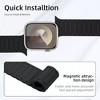 HTUTWOO Magnetic Silicone Compatible with Apple Watch Band Ultra 2 ＆Ultra 49mm 46mm 45mm 44mm 42mm 41mm 38mm for Women men - 4 of 4