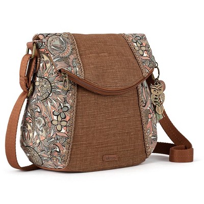 Sakroots Womens Ecotwill & Basic Crossbody Bag In Eco Twill Multifunctional Sakroots Women's Artist Circle