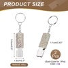 Unique Bargains Outdoor Camping Hiking Fishing Rescue Signaling Alloy Keychain Whistles 2 Pcs - 2 of 3