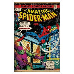 Trends International Marvel Comics - Spider-Man - Cover #137 Framed Wall Poster Prints - 1 of 4