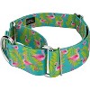 Country Brook Petz 1 1/2 Inch Flamingos Martingale Dog Collar - image 4 of 4