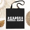 City Creek Prints Readers Gonna Ready Wavy Canvas Tote Bag - 2 of 2