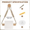 Unique Bargains 90% Cotton Jute Rope Wood Wall-mounted Toilet Paper Holder - 2 of 4