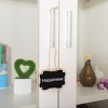 Unique Bargains Wood Mini Chalkboard Sign Tag with Hanging Rope Wedding Board Sign 10 Pcs - 4 of 4