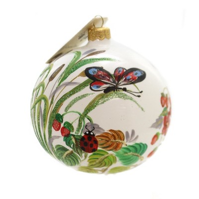 Christina's World 4.0" Ladybug Haven Hand Painted  -  Tree Ornaments