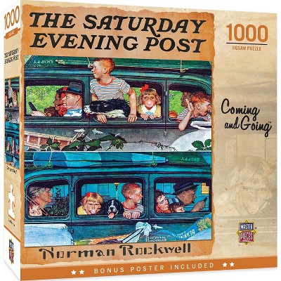 MasterPieces Inc Saturday Evening Post Coming and Going 1000 Piece Jigsaw Puzzle