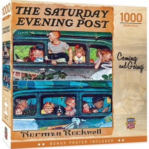 MasterPieces Inc Saturday Evening Post Coming and Going 1000 Piece Jigsaw Puzzle - 1 of 4