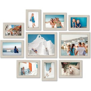 Americanflat Picture Frame Set of 7 Pieces with shatter-resistant glass - Available in a variety of sizes and styles - 1 of 4