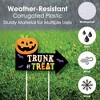 Big Dot of Happiness Trunk or Treat - Halloween Car Parade Party Yard Sign with Stakes - Double Sided Outdoor Lawn Sign - Set of 3 - 3 of 4