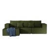 108.3" Corduroy L-Shaped Modular Sectional Sofa, 3-Piece Set - 4 of 4