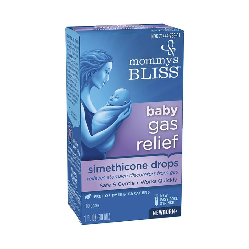 Mommy Bliss Baby Gas Relief Simethicone Drops 1 fl oz Liq, 1 of 3