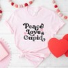 Simply Sage Market Women's Peace Love and Cupid Short Sleeve Graphic Tee - 3 of 4