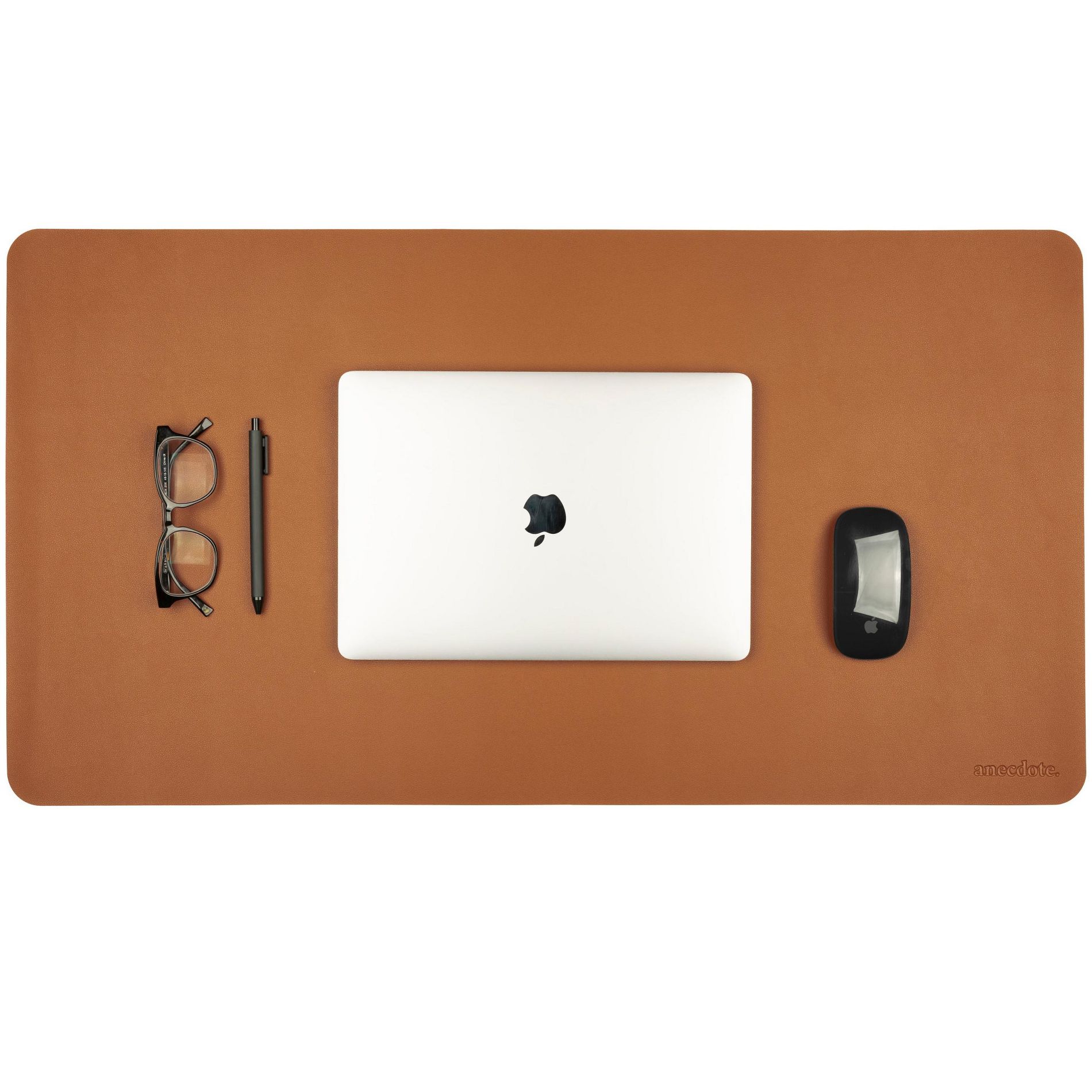 Anecdote Vegan Leather Desk Pad - Large Desk Mat Mouse Pad for Office, Keyboard & Laptop, Easy Clean