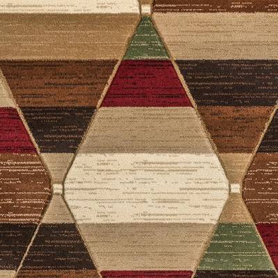 red/brown/cream