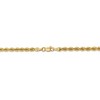 Black Bow Jewelry 3mm, 14k Yellow Gold, Handmade Solid Rope Chain Necklace - 4 of 4
