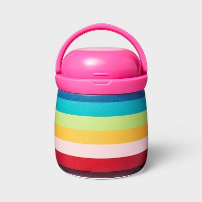 Rainbow Striped Insulated Hot Cold Stainless Steel Food Container - Tabitha Brown for Target