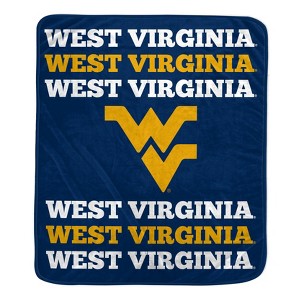 NCAA West Virginia Mountaineers Repeat Refresh Ultra Soft Blanket - 1 of 1