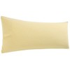 PiccoCasa 90 GSM Solid Soft Envelope closure Microfiber Body Pillowcase - 3 of 4
