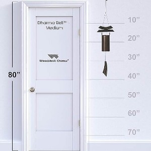 Woodstock Windchimes Dharma Bell , Wind Chimes For Outside, Wind Chimes For Garden, Patio, and Outdoor Decor, 38"L - 1 of 4