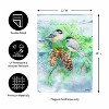 Evergreen Winter Frost Lustre Garden Flag 12 x 18 Inches Indoor Outdoor Decor - 4 of 4