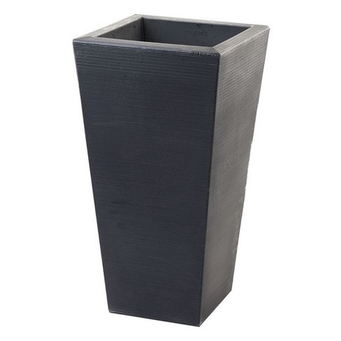 15 Square Bowery Planter Gray Crescent Garden Target